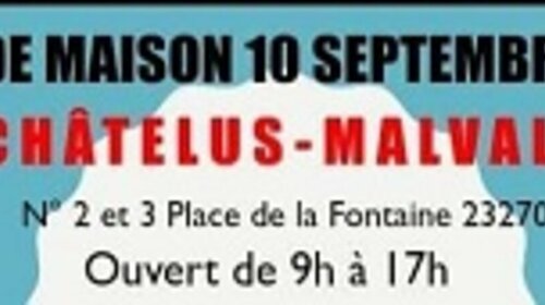 Vide maison à Châtelus 10 septembre