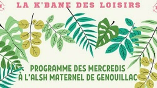 La K'bane des Loisirs : Programme sept/oct