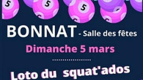 Loto du Squat'Ados le 5 mars !