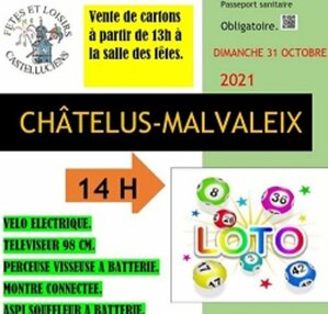 LOTO Fêtes et Loisirs 31 octobre 