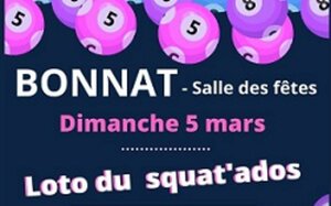 Loto du Squat'Ados le 5 mars !