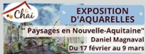 Exposition d'aquarelles au Chai !!